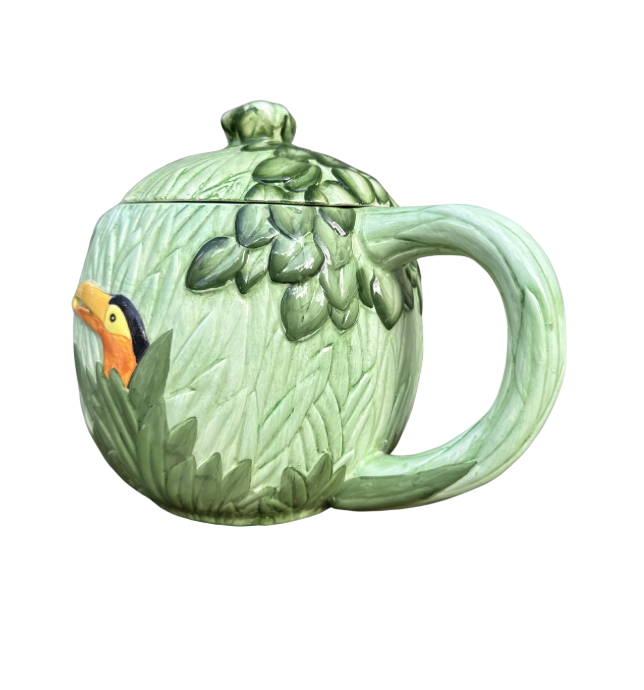 Vintage Seymour Mann toucan bird teapot