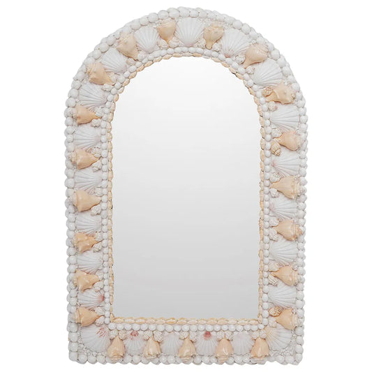 Vintage Anthony Redmile-Style Shell Encrusted Wall Mirror — USA, Late 20th Century