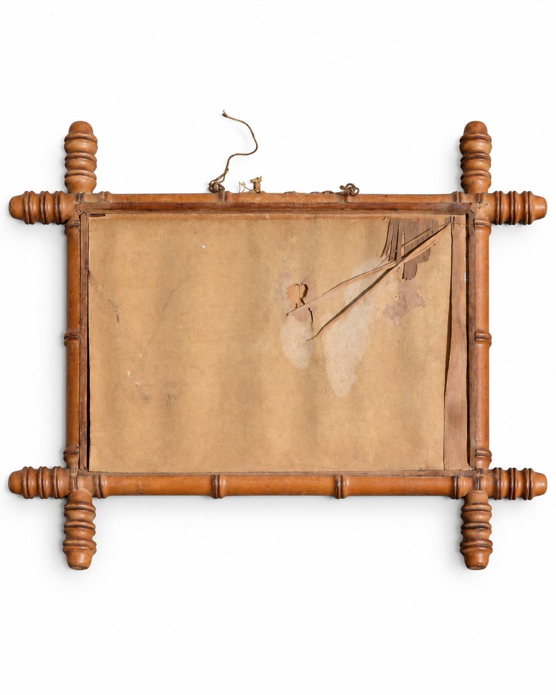 Vintage Faux Bamboo Framed Mirrors