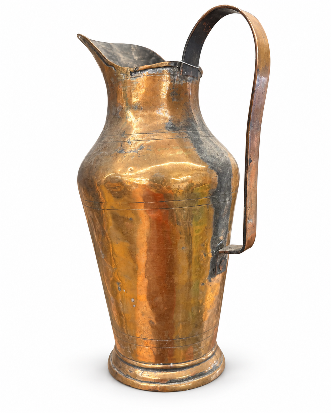 Antique 19th-Century Copper Milk Pitcher — South of France