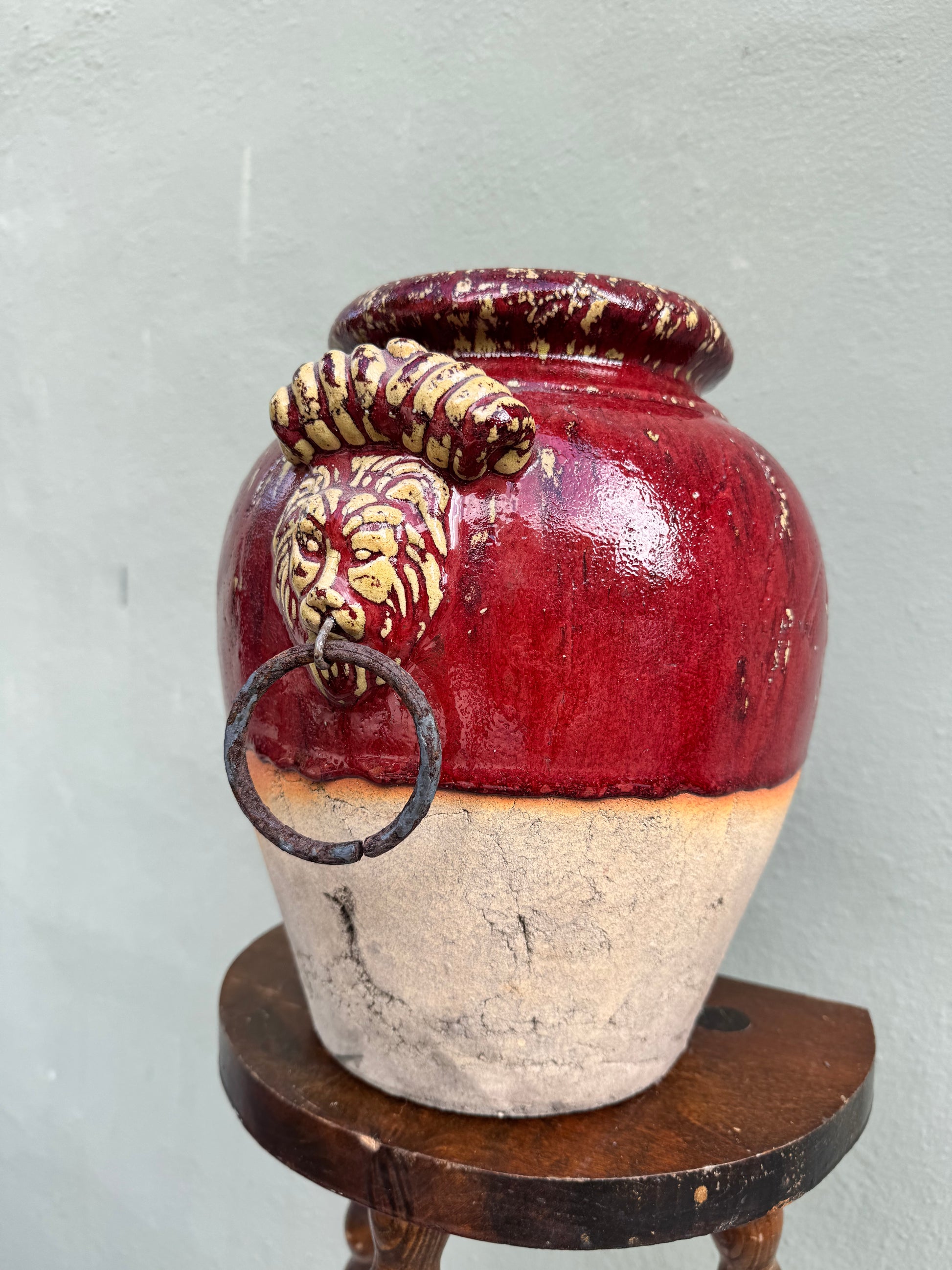 Vintage Italian terracotta vessel 