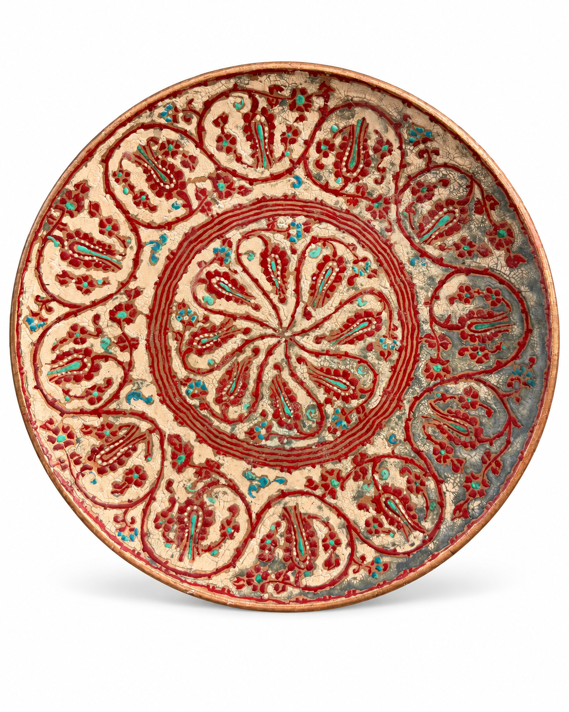 paisley wall plate

