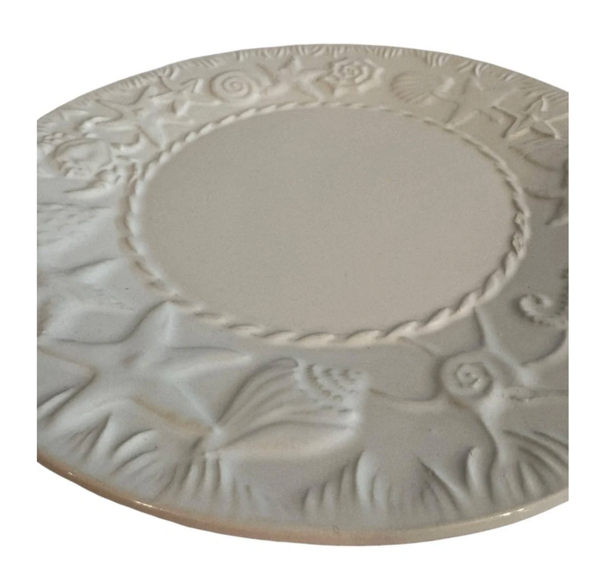Vintage SANOR Cerâmica Portuguese Coastal Shell & Crab Serving Plate — Made in Portugal
