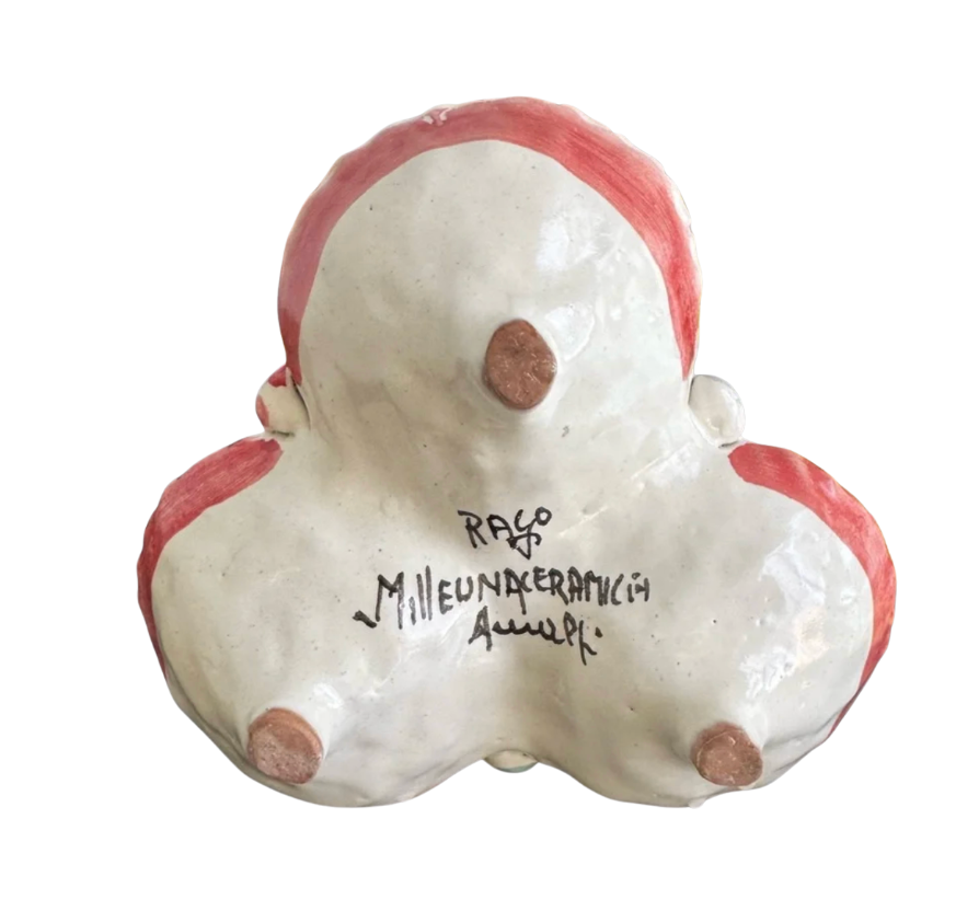 Italian Majolica Octopus Serving Dish