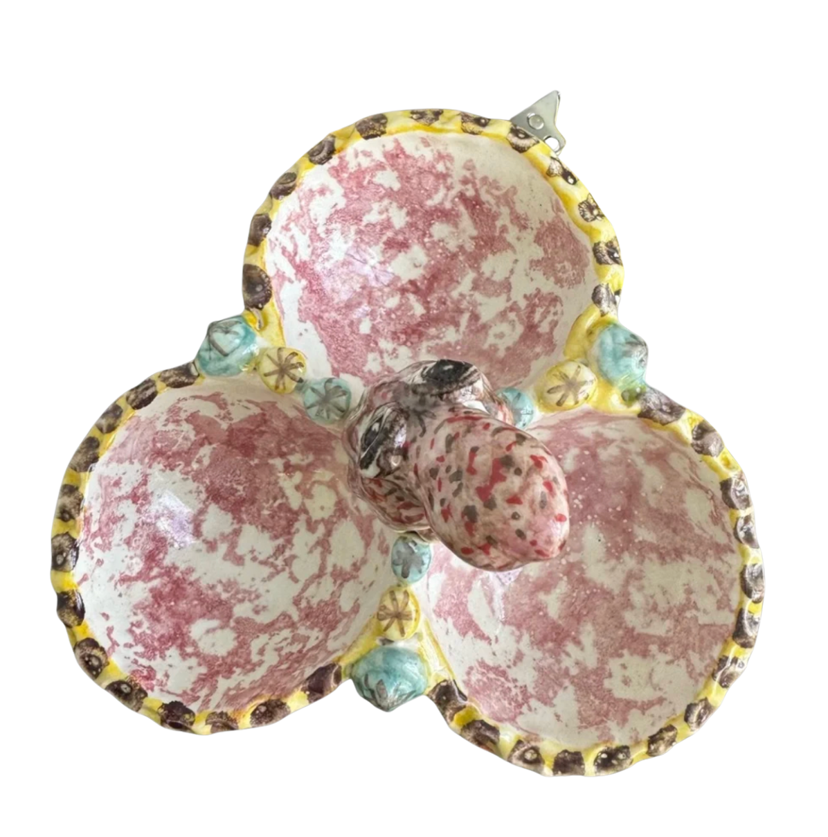 Italian Majolica Octopus Serving Dish